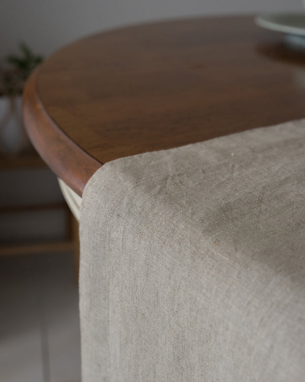 Driftwood 100% Linen Table Runner