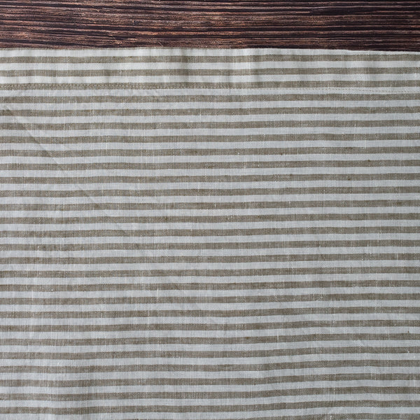 Olive Stripe 100% Linen Placemat