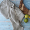 Driftwood 100% linen tea towel natural kitchen towel