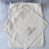 100% Linen Reusable Storage Bags – Set of 2