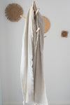 natural 100 percent linen scarf