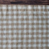 Nature Gingham placement a wooden border