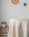 Nature Gingham 100% Linen Table Cloth