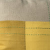 100% Linen Mustard Patchwork Cushion Cover