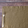 Olive 100% Linen Placemat