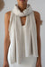 natural 100 percent linen scarf