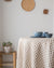 Nature Gingham 100% Linen Table Cloth