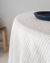 Nature Stripe 100% linen tablecloth