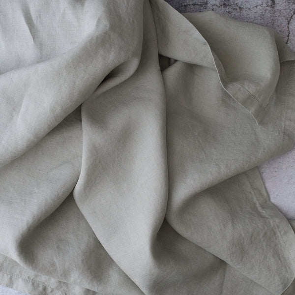 Natural 100% linen swaddle blanket soft breathable baby wrap
