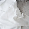 Pure white 100% linen swaddle blanket soft natural baby blanket